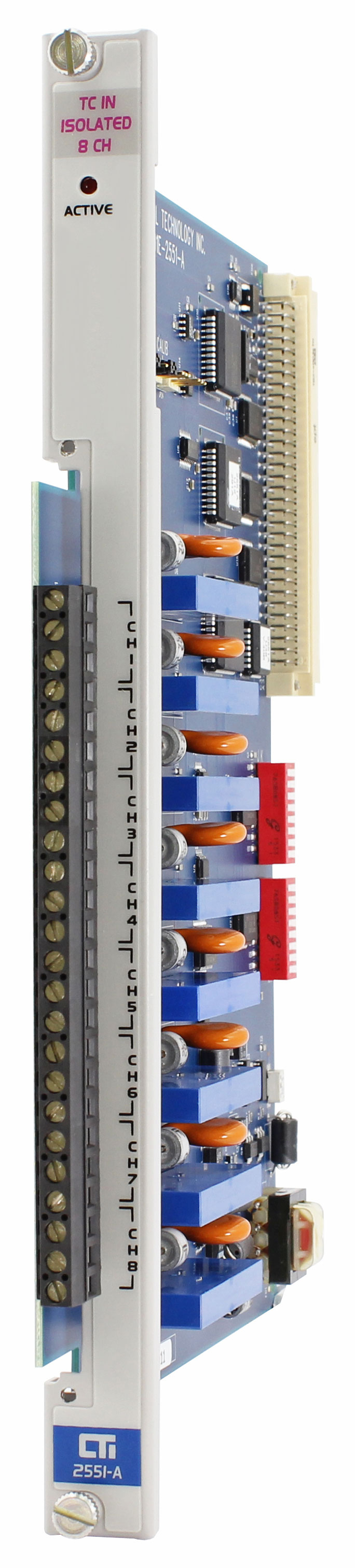 2551-A 8-Channel Isolated Thermocouple Input Module