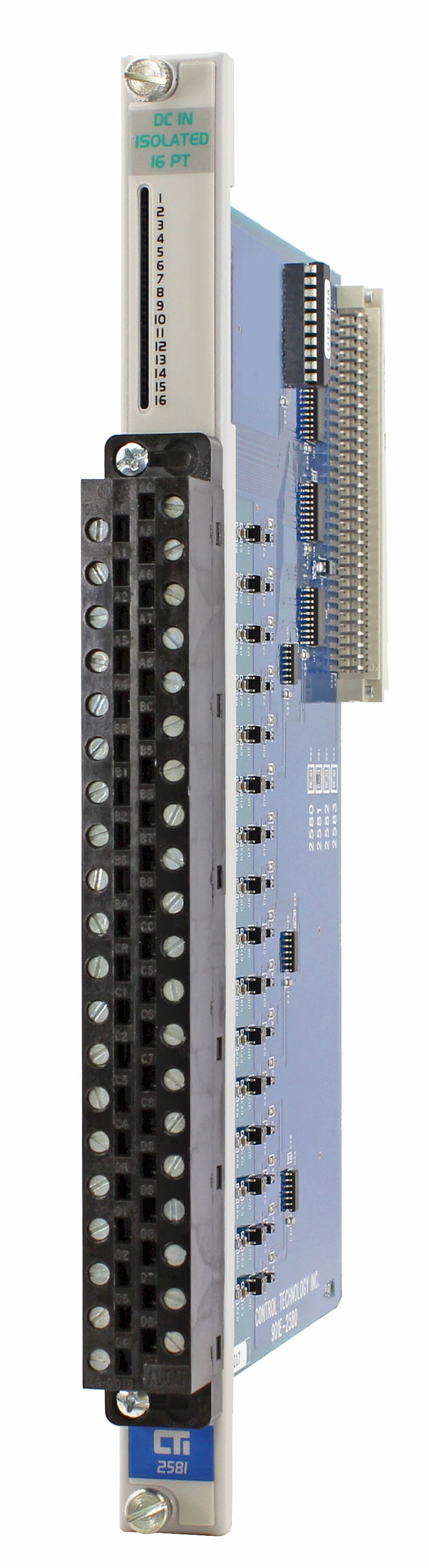 2581 16-Point Isolated 12-56 VDC Input Module