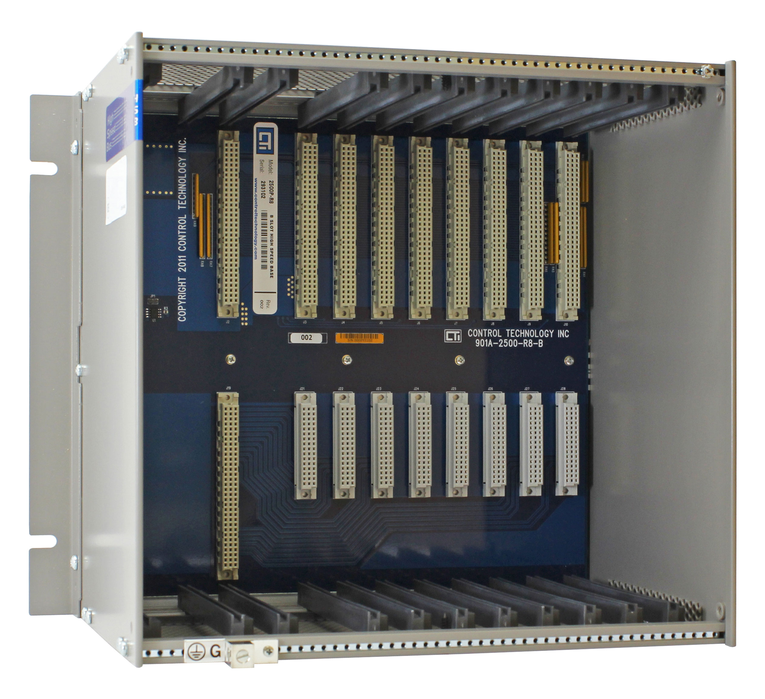 CTI - 2500P-R8 Eight-Slot Base with High-Speed Channel