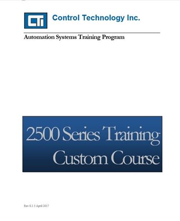 2500-TR-S4 Course 4: Custom Training Course