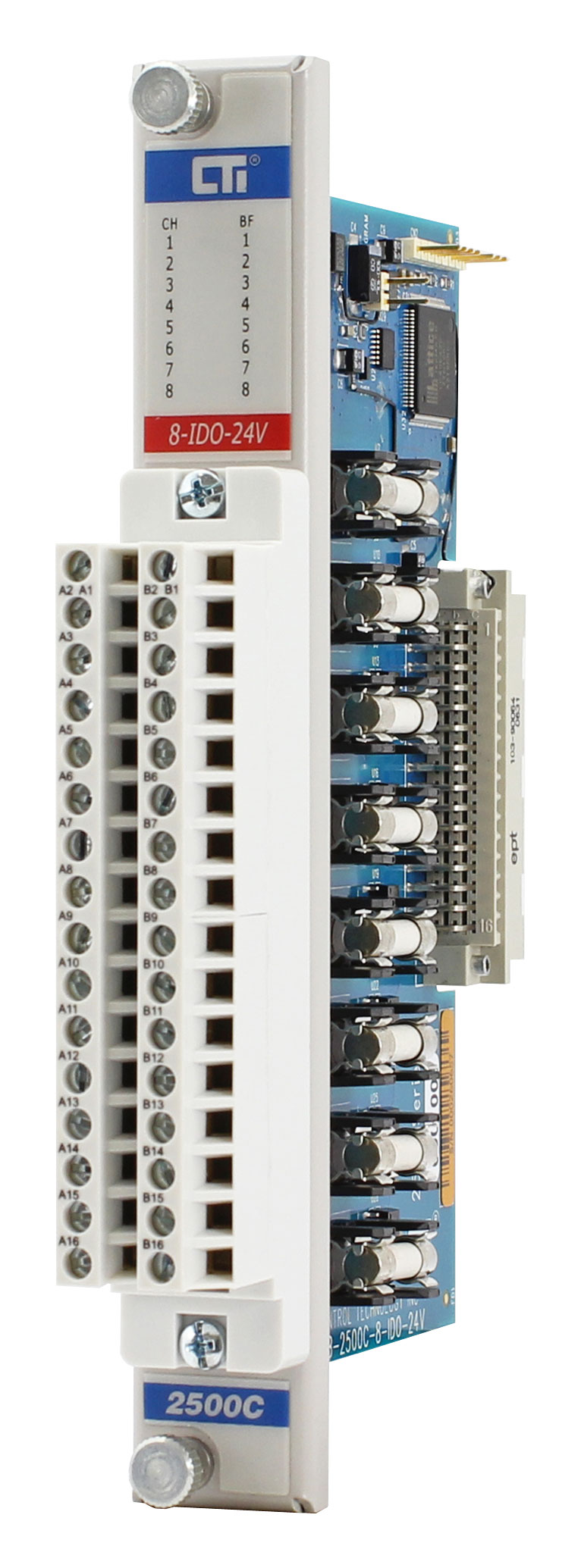 2500C-8-IDO-24V  8 Isolated 24VDC Outputs